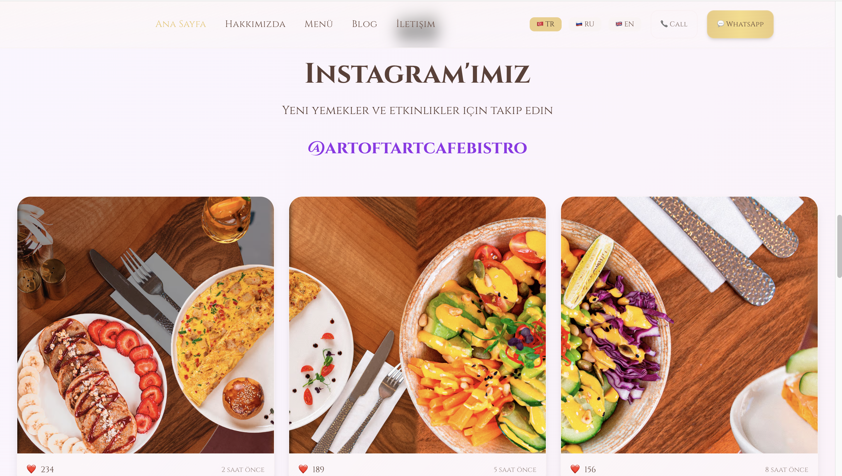 Art of Tart Rezervasyon