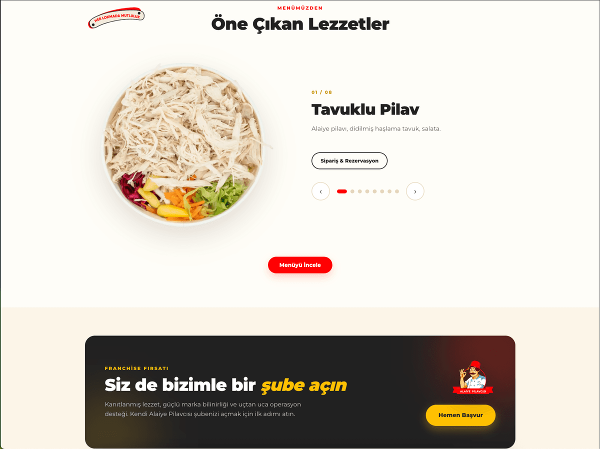 Alaiye Pilavcısı project screen 3