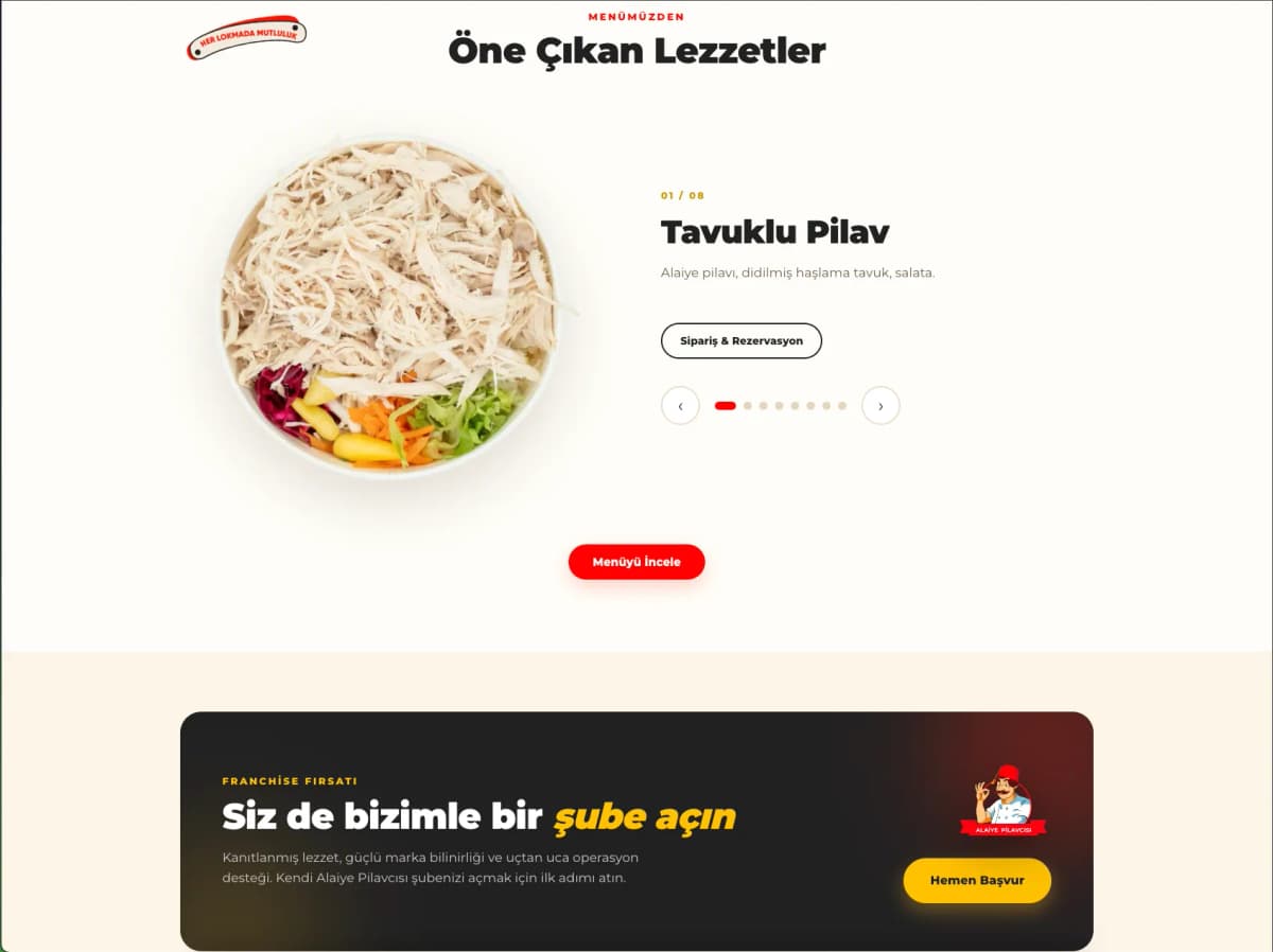 Alaiye Pilavcısı project screen 3