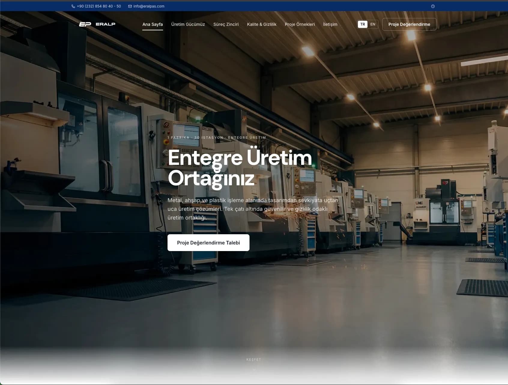 Eralpas project screen 1