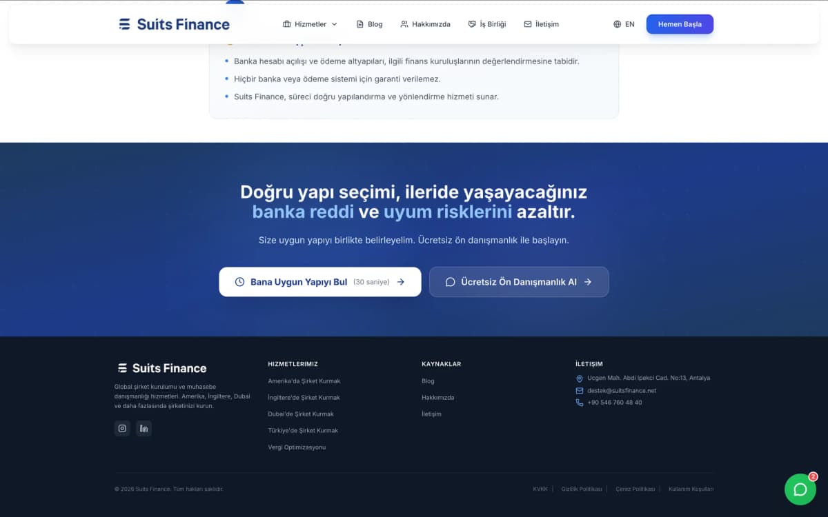 Suits Finance — экран проекта 6