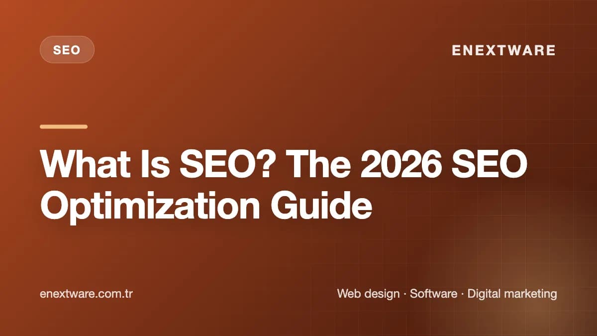 What Is SEO? The 2026 SEO Optimization Guide — SEO guide cover image