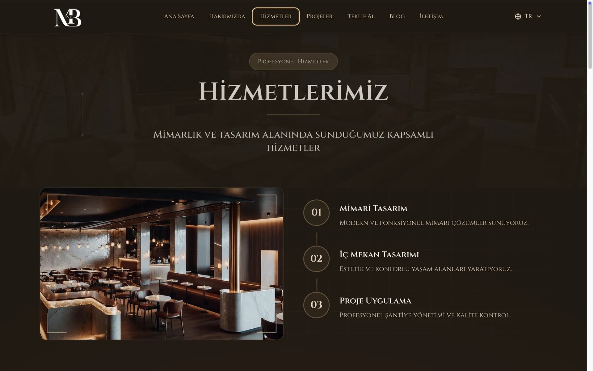 Mehmet Ali Bacoğlu Mimarlık İletişim