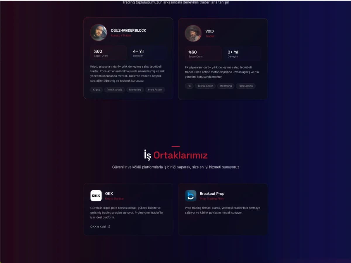 Culttrading — экран проекта 4