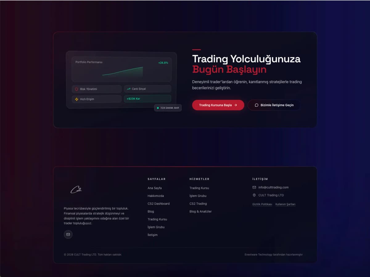 Culttrading — экран проекта 6