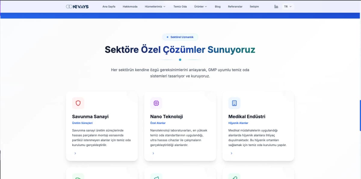 Nevays — экран проекта 3