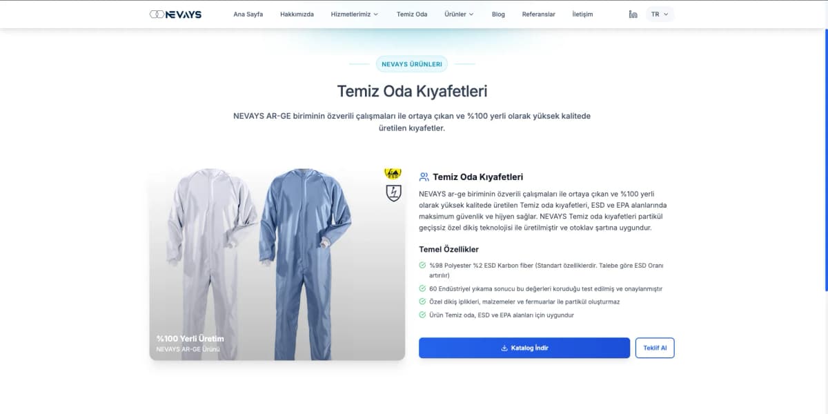 Nevays — экран проекта 9