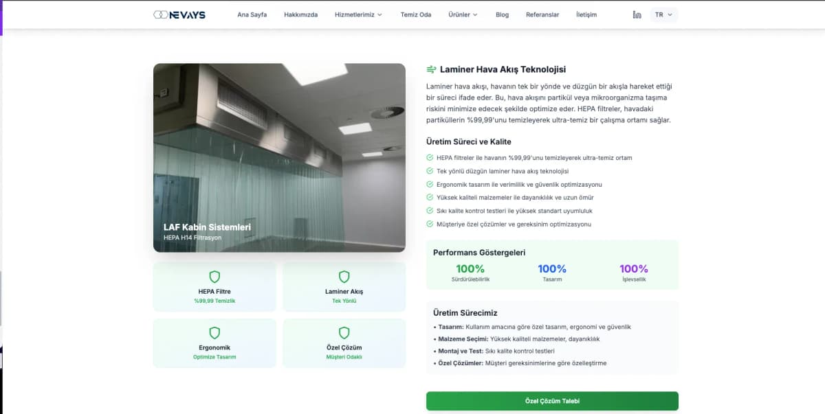 Nevays — экран проекта 11