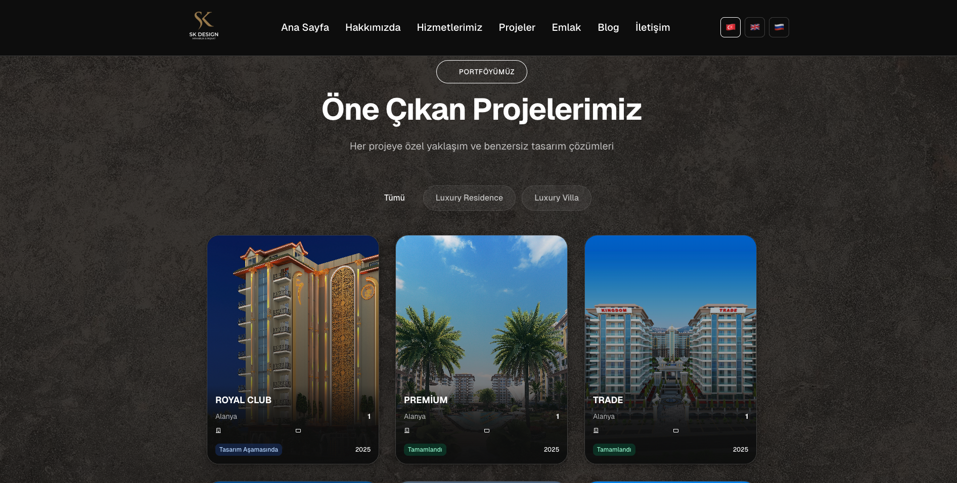 SK Design Turkey - Services