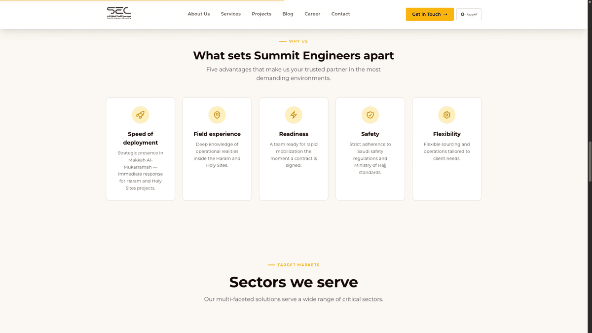 Summit Engineers Neden Biz