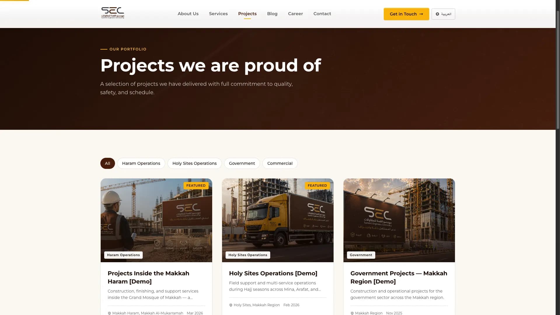 Summit Engineers Projeler