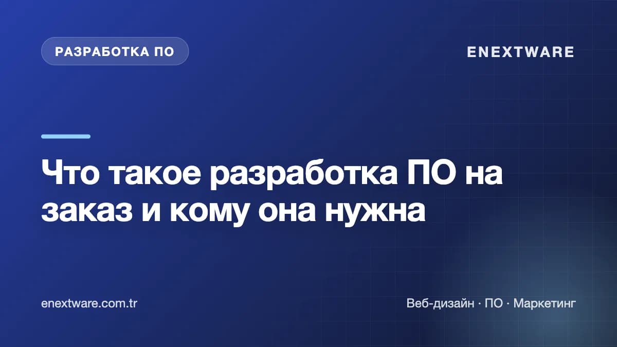 Что такое разработка ПО на заказ и кому она нужна