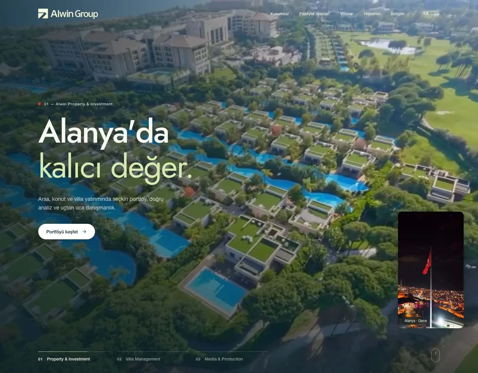 Главная страница Alwin Group